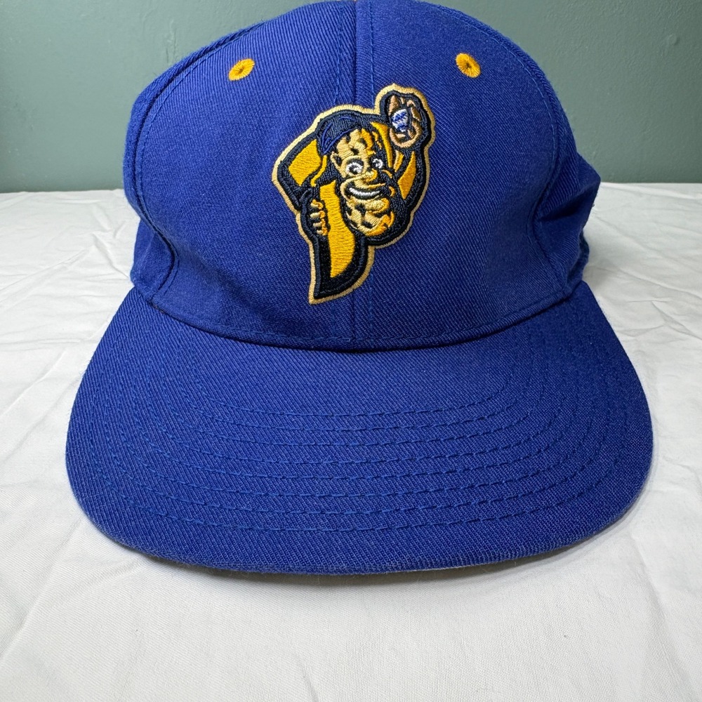 Vintage The Game PRO South Carolina Gamecocks Fitted Hat Blue Yellow 7 3/8 GP300
